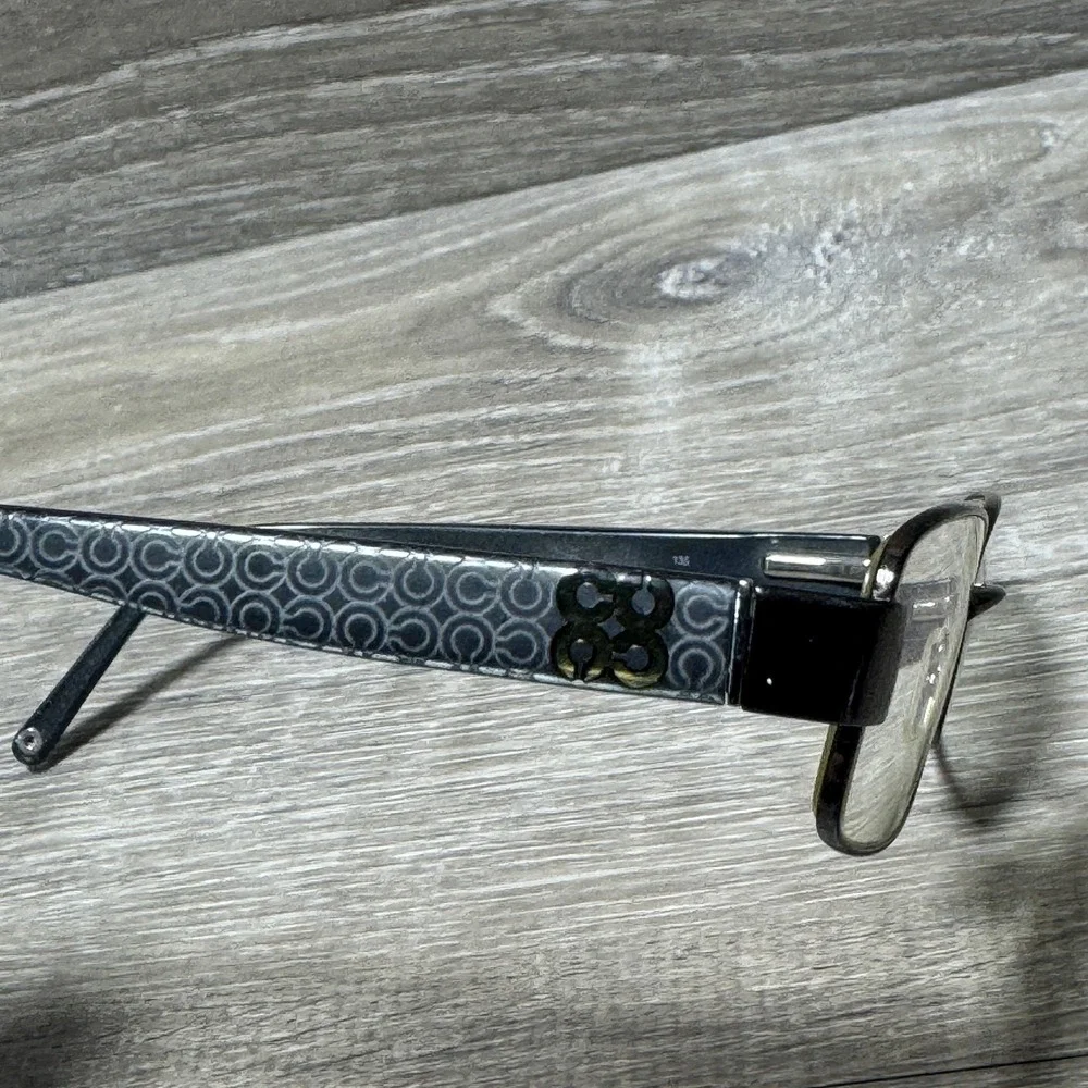 Coach 1098 Rectangular Eyeglasses Women 49mm Metal Plastic Frame Optical Glasses